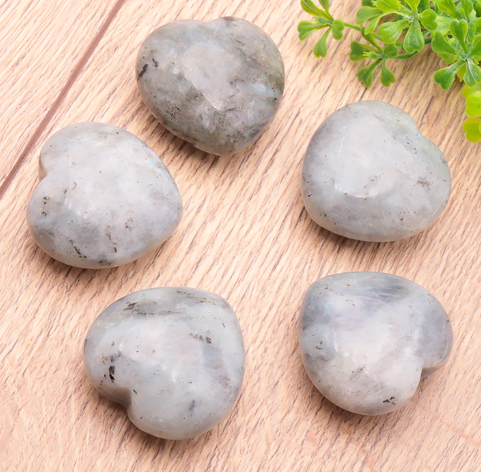 Galet Coeur Labradorite A+ 50 a 60mm (1 pièce)