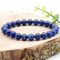 BRACELET BOULE 08MM LAPIS LAZULI AA+
