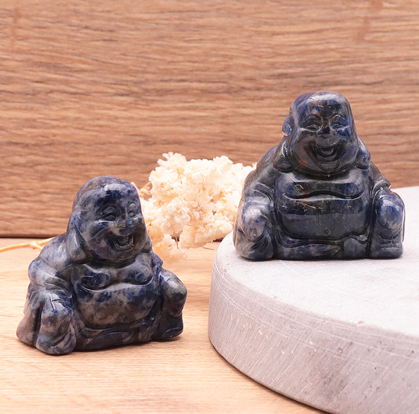 Bouddha 40mm Sodalite Namibie A (1 pièce)