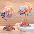 Arbre modèle 01 multicolore A 150 a 200mm (1 pièce) Lapis Lazuli Aigue Marine (teintée) Quartz Rose Madagascar Citrine Chauffee Amethyste Brésil Aventurine Verte