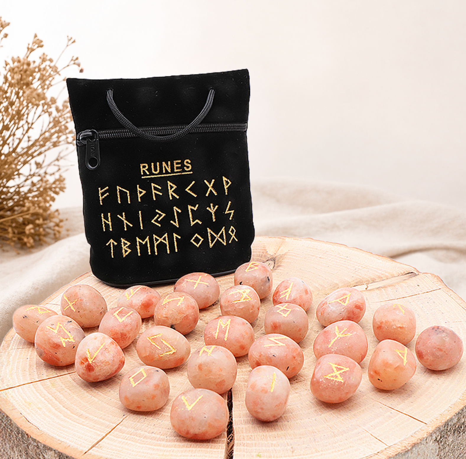 Runes set Pierre de soleil Inde A