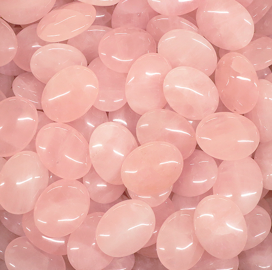 Galet petite taille Quartz rose Brésil A
