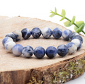 Bracelet boule 10mm Sodalite Brésil AB