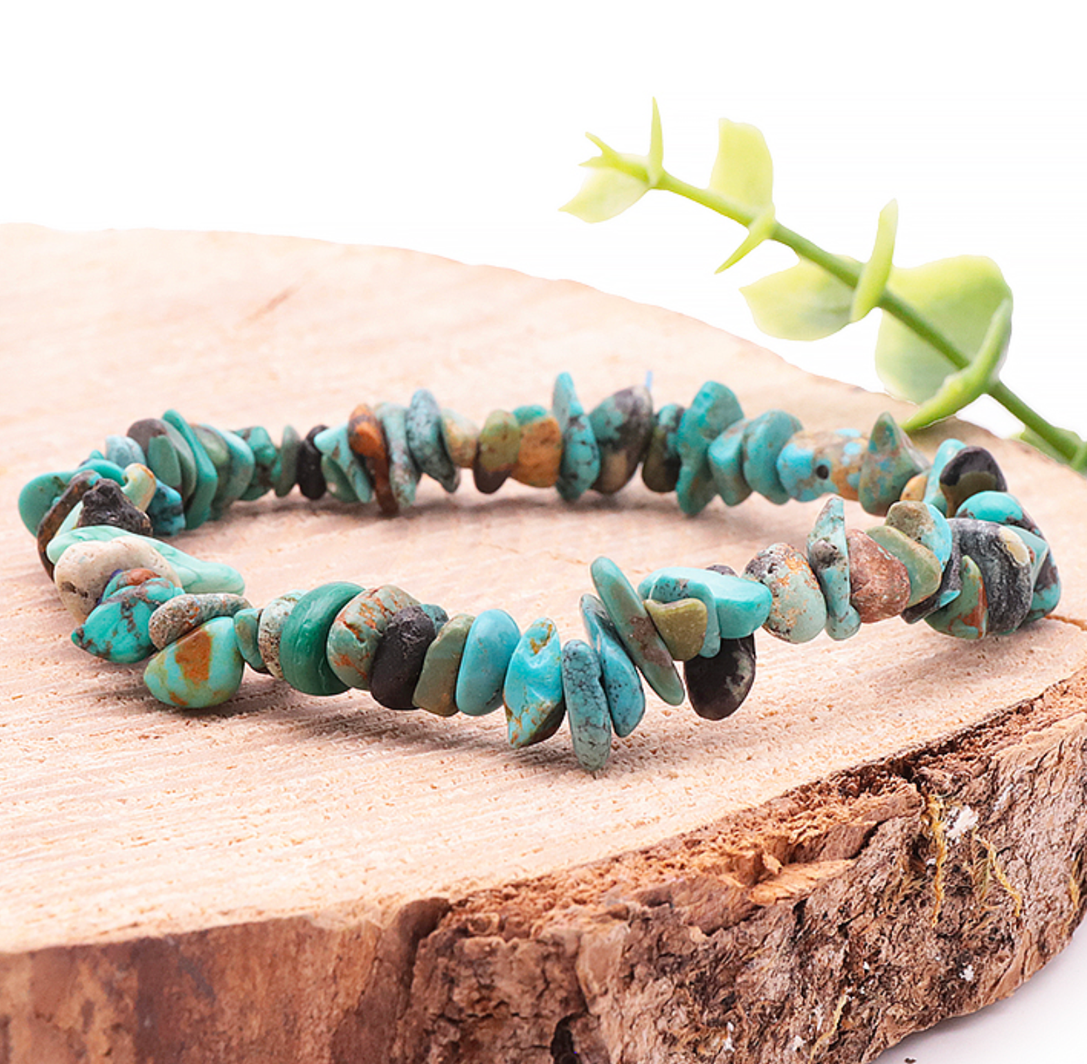 Bracelet baroque Turquoise du Tibet A+
