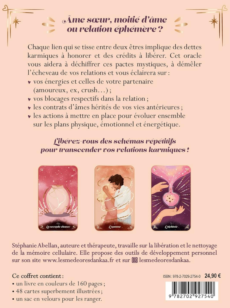 L'ORACLE DES CONTRATS D'AMES - COMPRENDRE ET DEBLOQUER VOS RELATIONS AMOUREUSES Stephanie Abellan