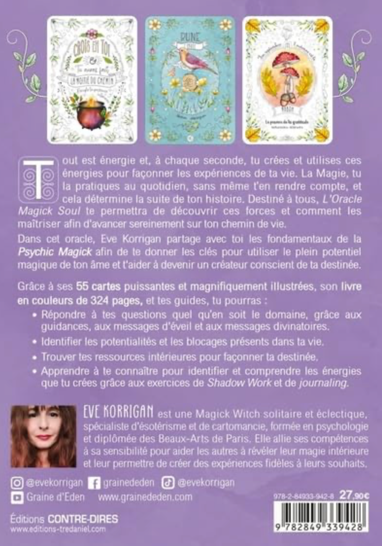 L'ORACLE MAGICK SOUL - MAGIE, SHADOW WORK ET DIVINATION Eve Korrigan