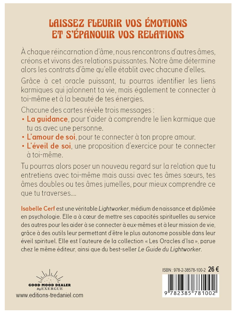 L'ORACLE DES RELATIONS KARMIQUES  CERF ISABELLE