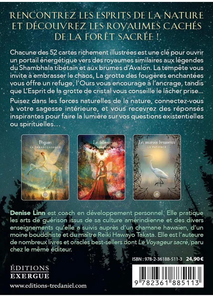 Oracle de la Forêt Sacré : 52 cartes pour ouvrir les portails énergétiques des mondes subtils Denise Linn