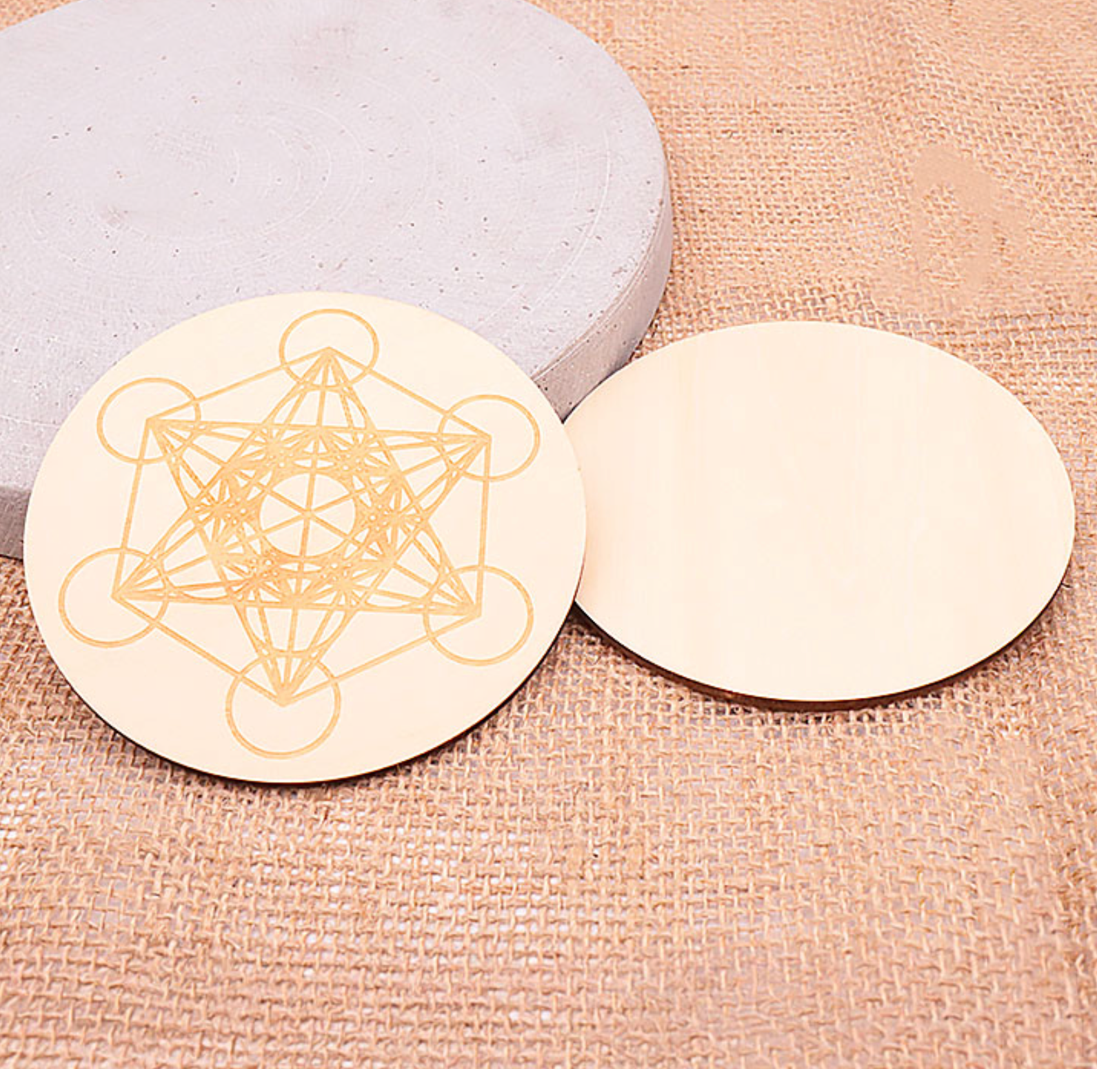 Plaque bois rechargement modèle 13 metatron gravée 100mm (1 pièce)