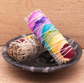 Bâton de sauge blanche 7 chakras 100mm (1 pièce)