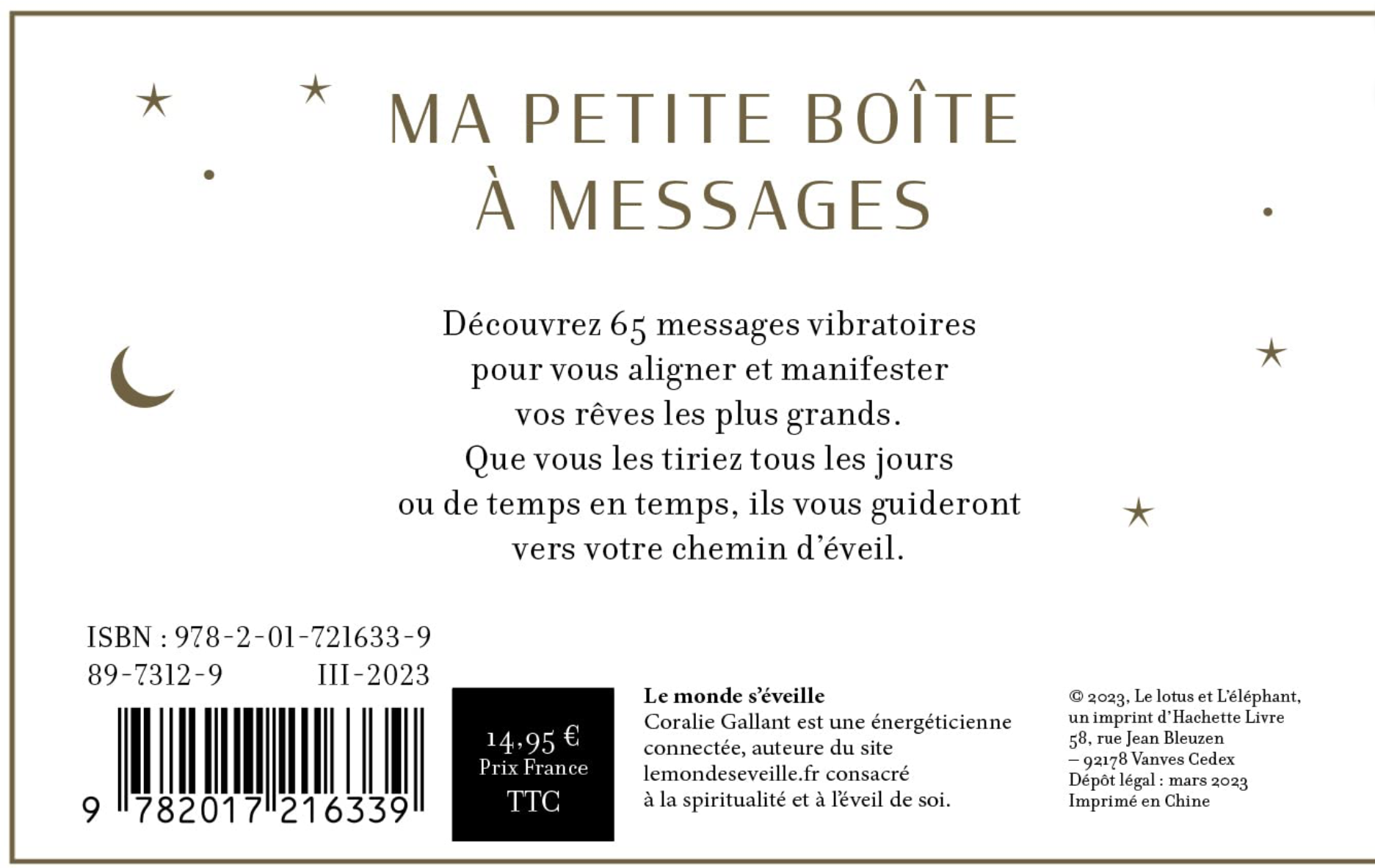 Messages vibratoires de Coralie Gallant (petit oracle)