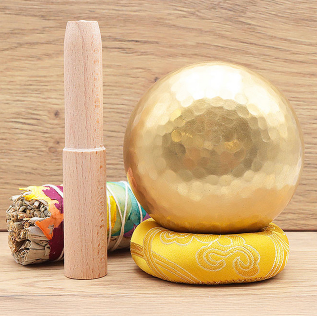 BOL CHANTANT 80MM NEUTRE BOL + COUSSIN + BAGUETTE (1 PIÈCE)