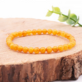 Bracelet boule 04mm ambre miel A (04-05mm)