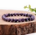 Bracelet boule 08mm Charoïte AA (07-08mm)