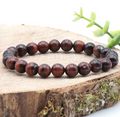 Bracelet boule 08mm Oeil de Taureau AA