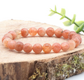 BRACELET BOULE 08MM PIERRE DE SOLEIL AA (07-08MM)