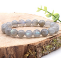 Bracelet boule 10mm Labradorite AA+ (09,5-10,5mm)