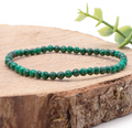 Bracelet facetté 04mm Malachite AA Congo