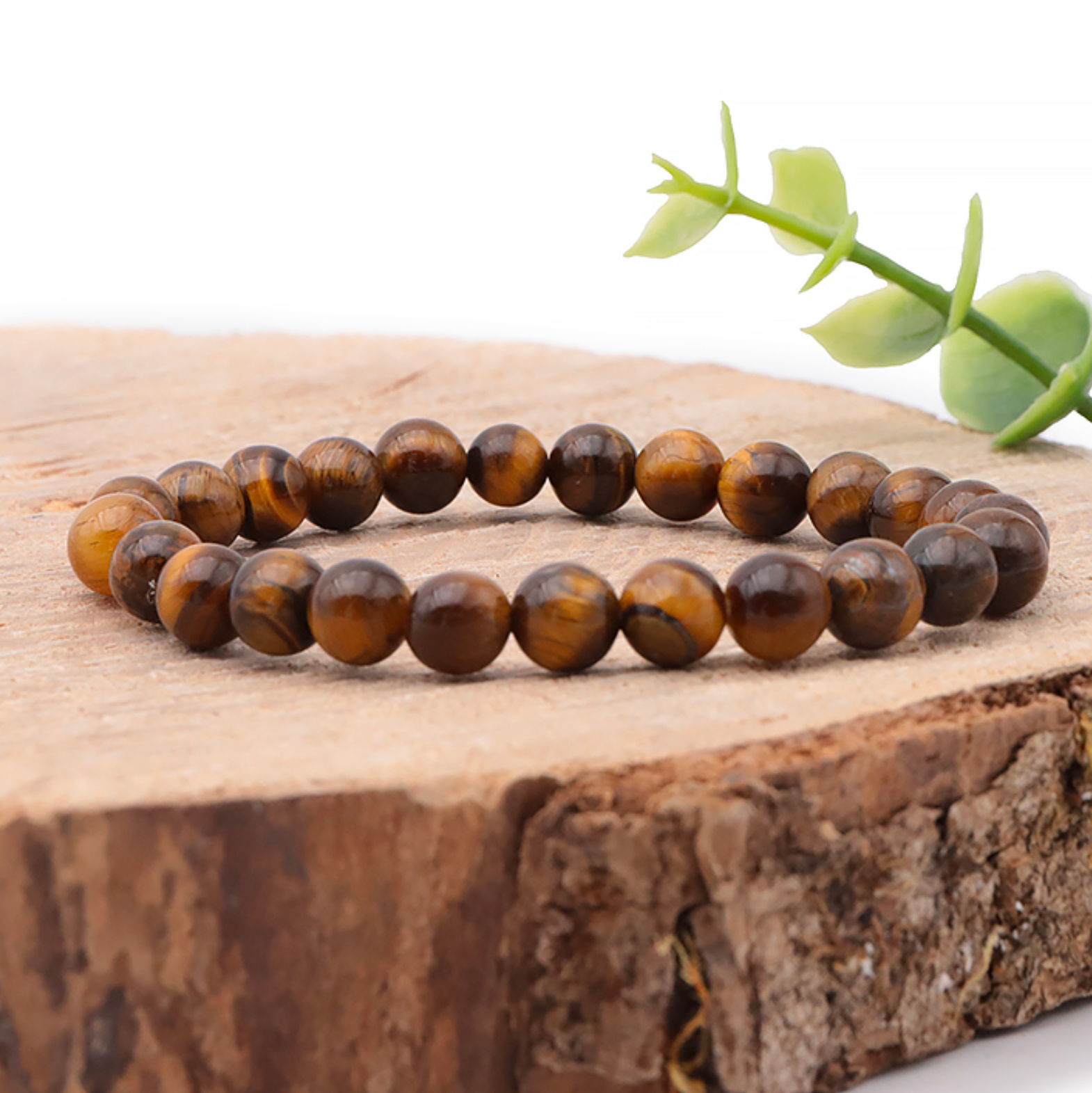 Bracelet boule 06mm Oeil de tigre A (taille 0)