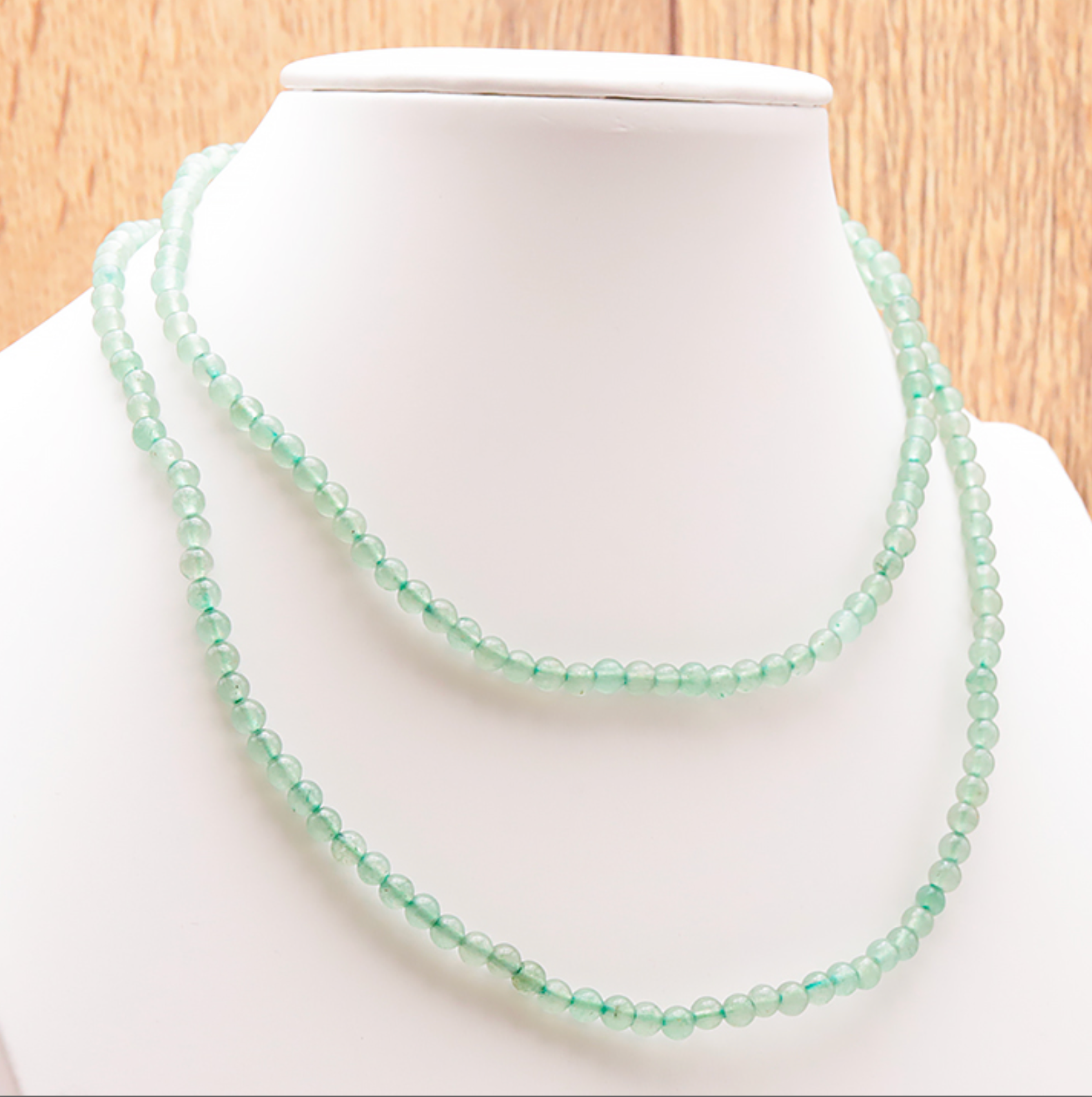 Collier boule 04mm Aventurine verte A