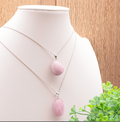 PENDENTIF PIERRE ROULÉE KUNZITE BRÉSIL AA 20 À 30MM (1 PIÈCE)