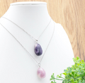 Pendentif pierre roulée Lépidolite A 20 à 30mm (1 pièce)