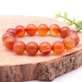 Bracelet boule 14mm Cornaline A