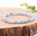 Bracelet boule 06mm Aigue marine multicolore Brésil A
