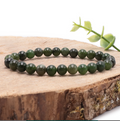 Bracelet boule 06mm Jade néphrite A