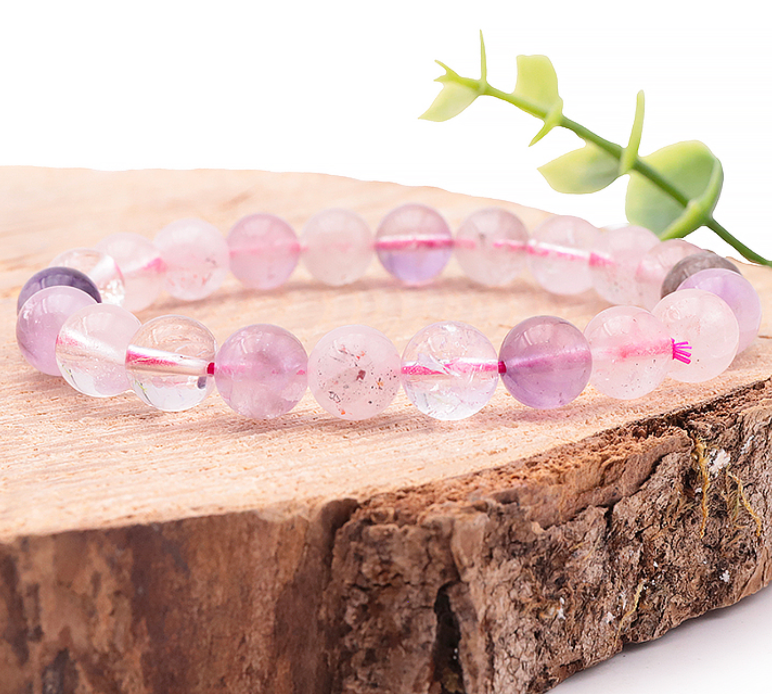 Bracelet boule 08mm Super seven A+