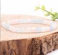 Bracelet boule 06mm Béryls naturel AA