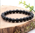 Bracelet boule 08mm onyx A