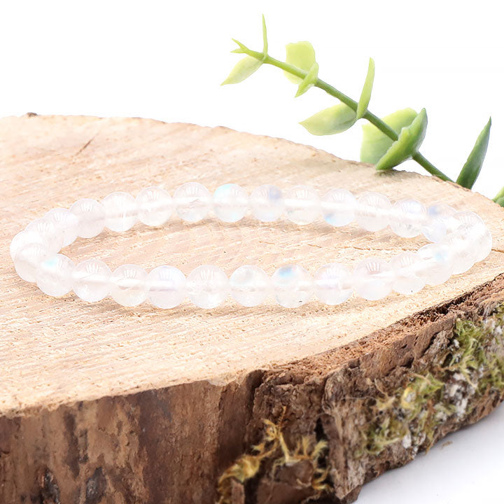 Bracelet boule 06mm peristerite AAA