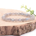 Bracelet boule 08mm Labradorite AA+ (07,5-08,5mm) (taille 2)