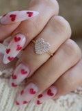 BAGUE Coeur - T54 plaqué or