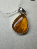 Pendentif Ambre 4,79 gr et argent