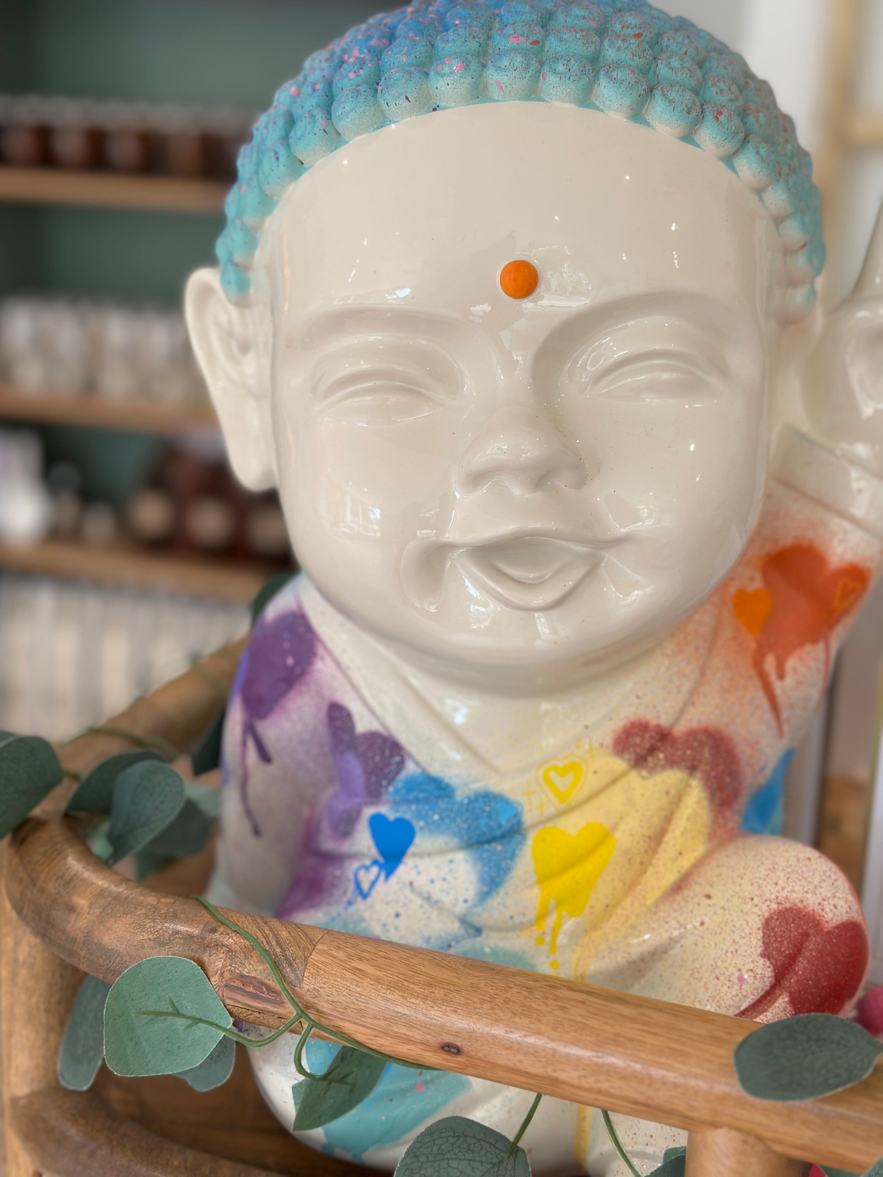 Buddha Love Street 40 cm - Pièce unique