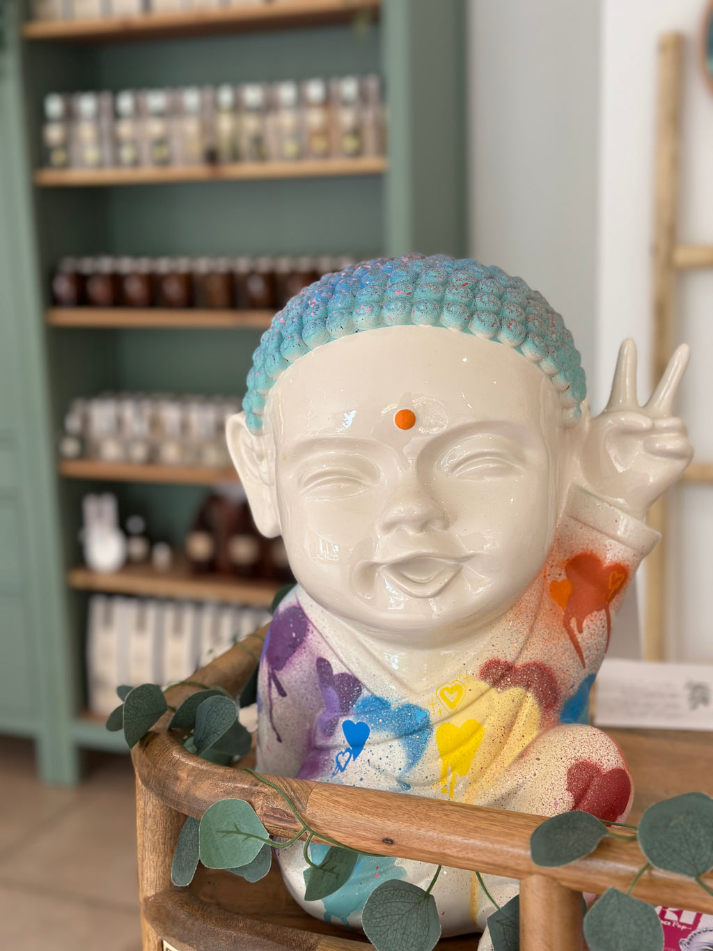 Buddha Love Street 40 cm - Pièce unique