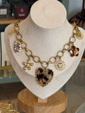 COLLIER DORÉE - 7 charm's