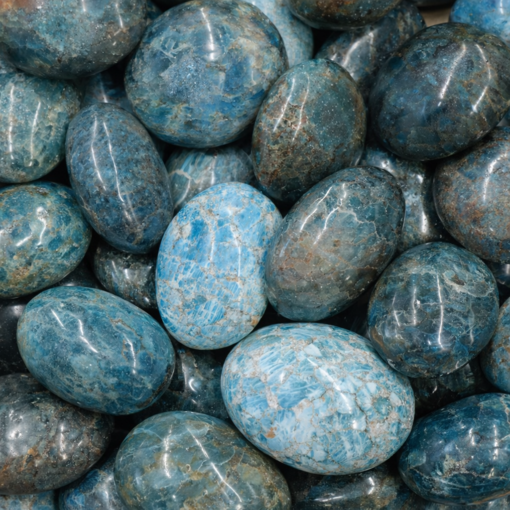 Galet Apatite bleue A taille 2