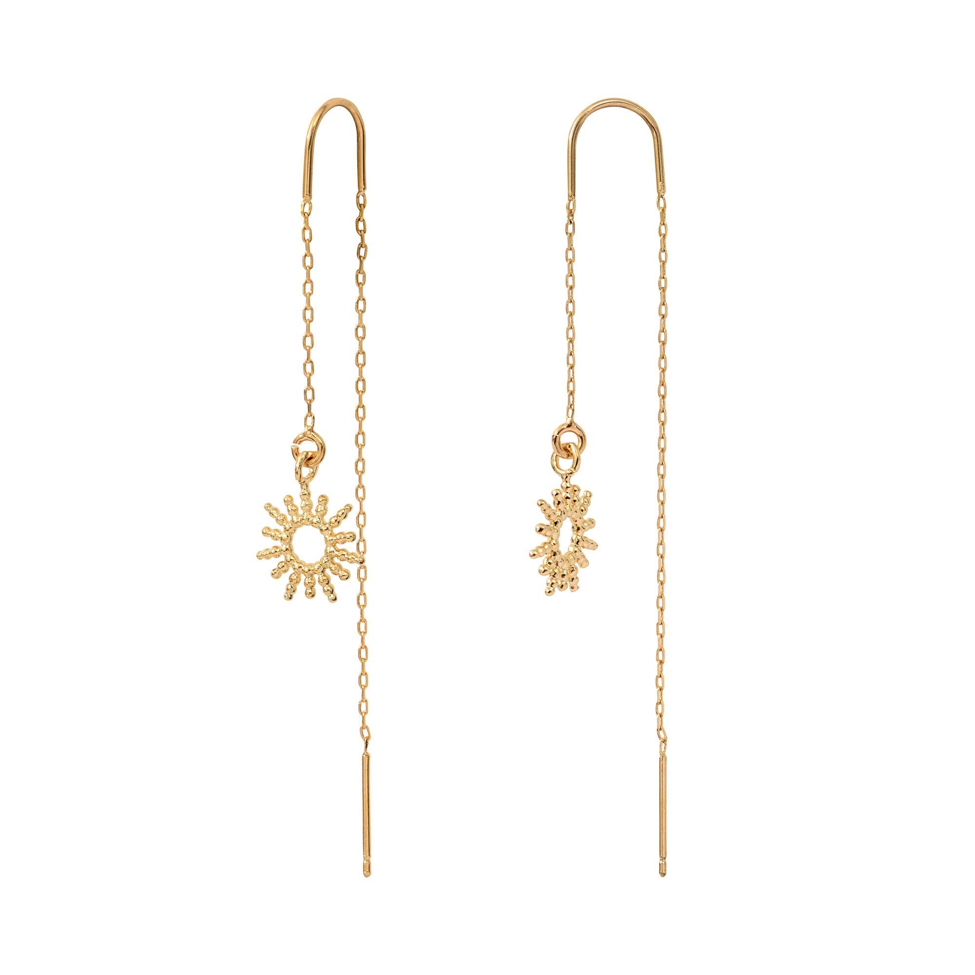 Boucles d'oreilles chaine SOL Soleil