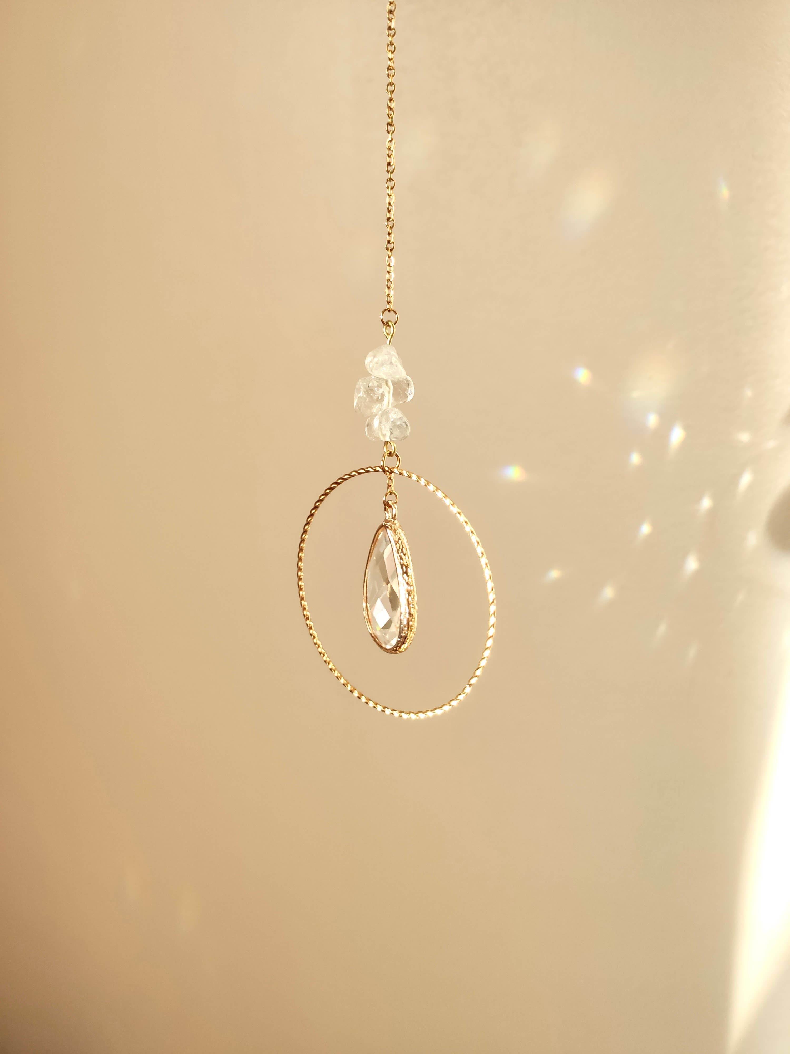 Suncatcher HÉMÉRA Cristal de Roche