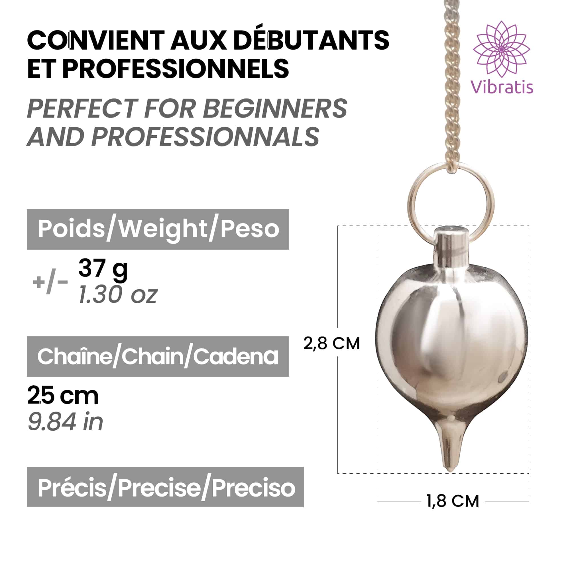 Pack de radiesthésie - Baguettes de sourcier + pendule