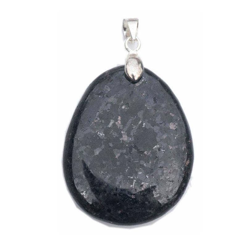Pendentif Nuummite Groenland A (pierre plate)