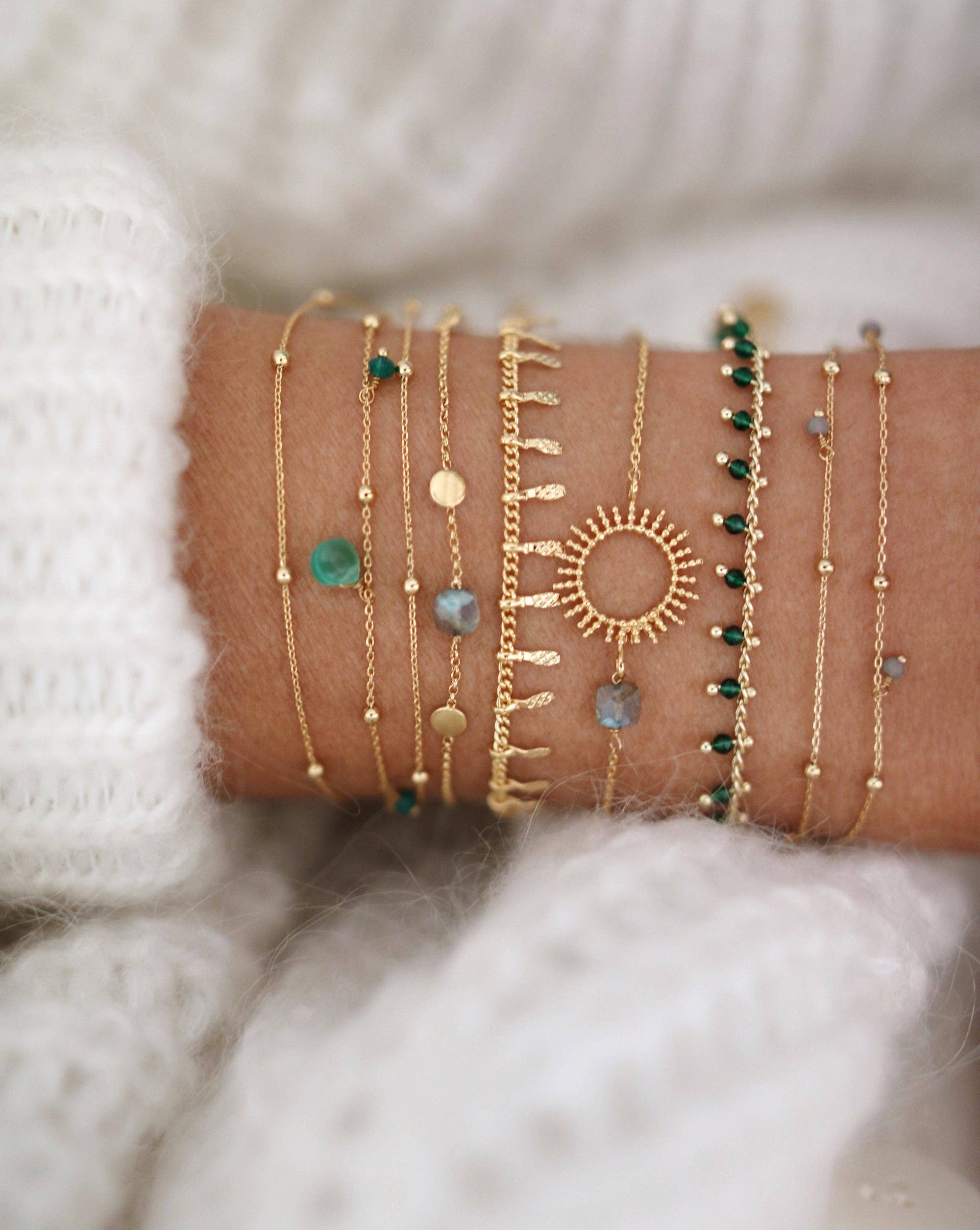 Bracelet ELSA - Soleil Labradorite