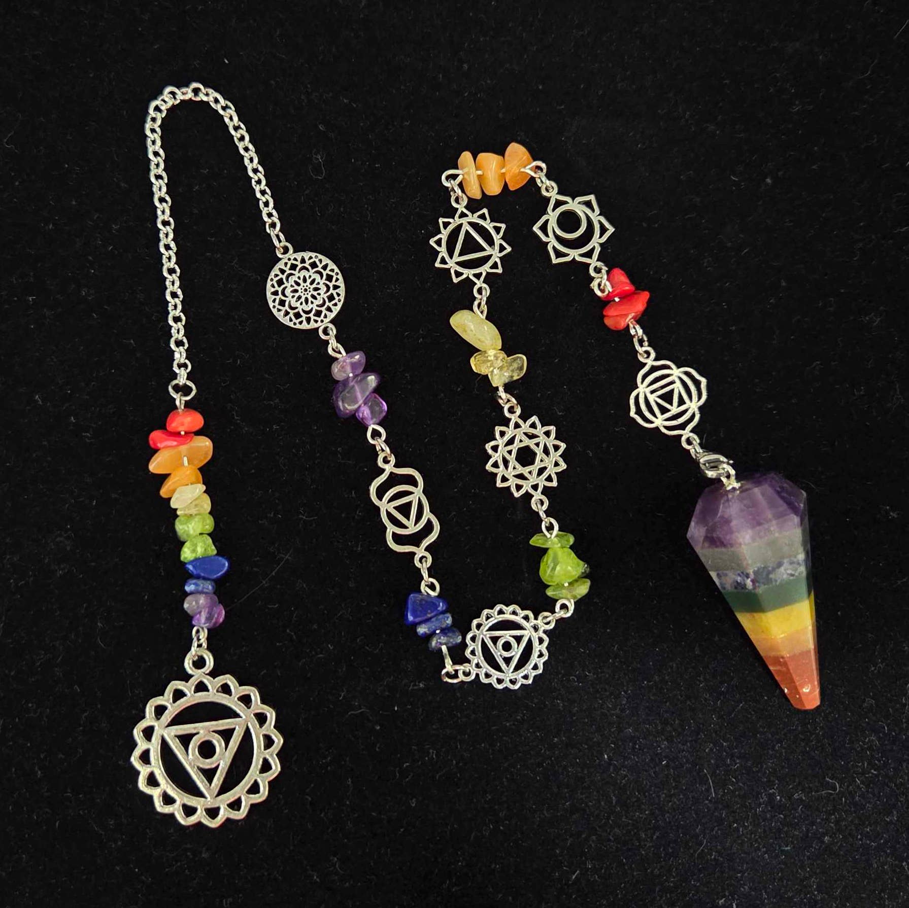 Pendule en cristal - Chakra