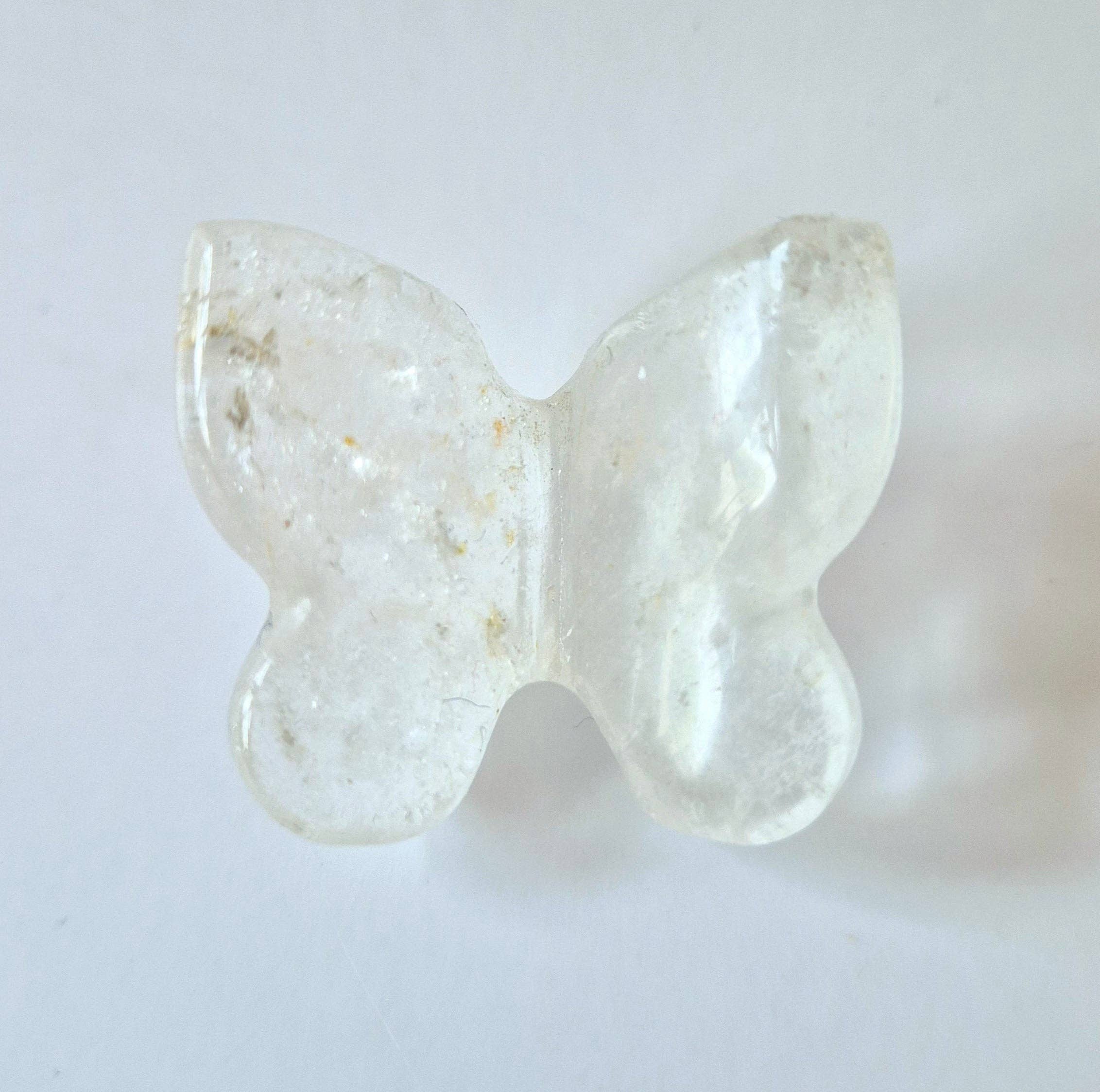 Mini papillon en pierre précieuse – 3 cm Au choix Jade Labradorite Quartz Jaspe Aragonite Aventurine
