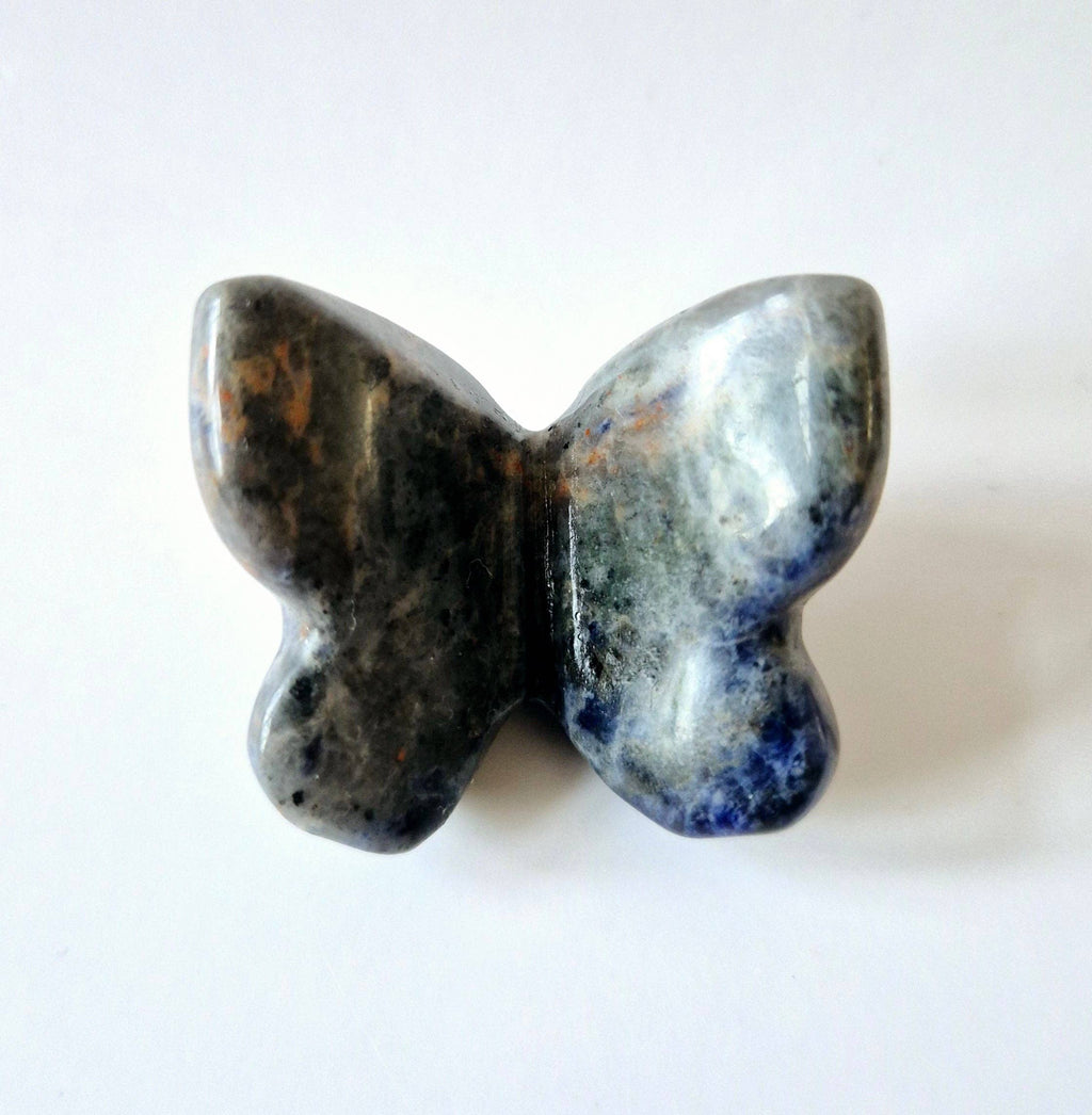 Mini papillon en pierre précieuse – 3 cm Au choix Jade Labradorite Quartz Jaspe Aragonite Aventurine