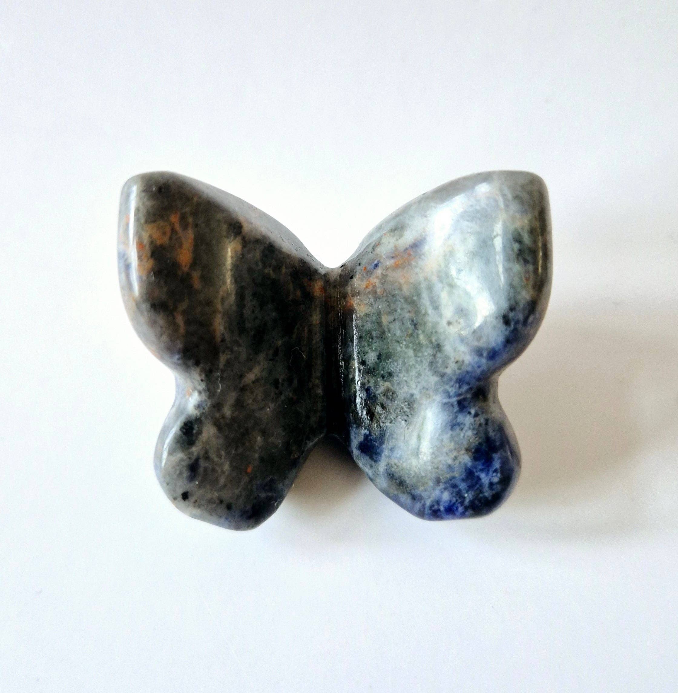 Mini papillon en pierre précieuse – 3 cm Au choix Jade Labradorite Quartz Jaspe Aragonite Aventurine