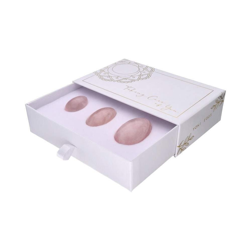 Paquet d'œufs en quartz Yoni Rose
